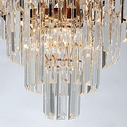 Люстра De City Бриз 35 111014308 цвет плафона/подвески Прозрачный, цвет арматуры Золото, Черный-6