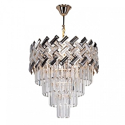 Люстра De City Бриз 111016206 цвет плафона/подвески Прозрачный, цвет арматуры Золото-1