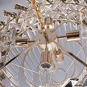 Люстра De City Бриз 111016206 цвет плафона/подвески Прозрачный, цвет арматуры Золото-9