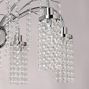 Люстра De City Бриз 24 111017706 цвет плафона/подвески Прозрачный, цвет арматуры Хром-3