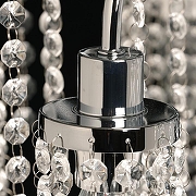 Люстра De City Бриз 24 111017706 цвет плафона/подвески Прозрачный, цвет арматуры Хром-5