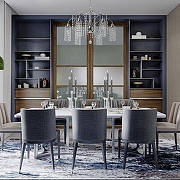 Люстра De City Бриз 24 111017706 цвет плафона/подвески Прозрачный, цвет арматуры Хром-12