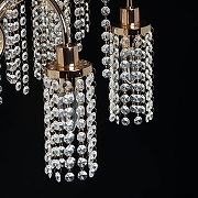 Люстра De City Бриз 24 111017906 цвет плафона/подвески Прозрачный, цвет арматуры Золото-5