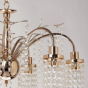 Люстра De City Бриз 24 111017906 цвет плафона/подвески Прозрачный, цвет арматуры Золото-6