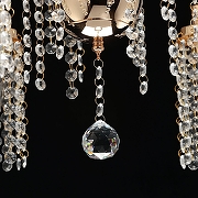 Люстра De City Бриз 24 111017906 цвет плафона/подвески Прозрачный, цвет арматуры Золото-9