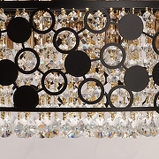 Люстра De City Бриз 25 111018507 цвет плафона/подвески Прозрачный, Хром, цвет арматуры Золото-4