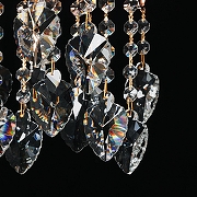 Люстра на штанге De City Бриз 28 111018603 цвет плафона/подвески Прозрачный, цвет арматуры Золото-7