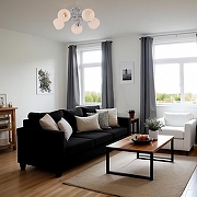 Люстра Escada Kal1na 1119/5PL цвет плафона/подвески Белый, цвет арматуры Хром-2