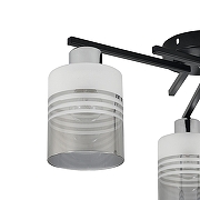 Люстра Escada TOREN1A 1132/3P цвет плафона/подвески Белый, Серый, цвет арматуры Черный-2