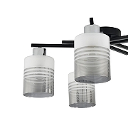 Люстра Escada TOREN1A 1132/5P цвет плафона/подвески Белый, Серый, цвет арматуры Черный-2