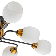 Люстра на штанге Escada Hope 1132/8P Black цвет золото, черный-3