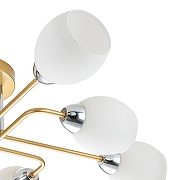 Люстра на штанге Escada Hope 1132/8P Gold цвет золото, серебро-3