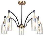 Люстра на штанге Escada Lyrics 1166/5P цвет бронза, черный