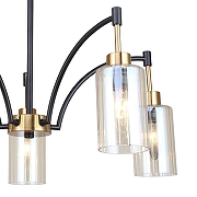 Люстра на штанге Escada Lyrics 1166/5P цвет бронза, черный-1