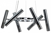 Люстра Indigo Sigaro 13006/6P Chrome цвет плафона/подвески Дымчатый, Хром, цвет арматуры Хром