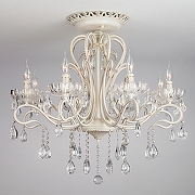 Люстра Eurosvet Etna 12205/8 белый Strotskis цвет белый с золотом