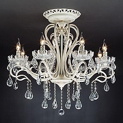 Люстра Eurosvet Etna 12205/8 белый Strotskis цвет белый с золотом-3