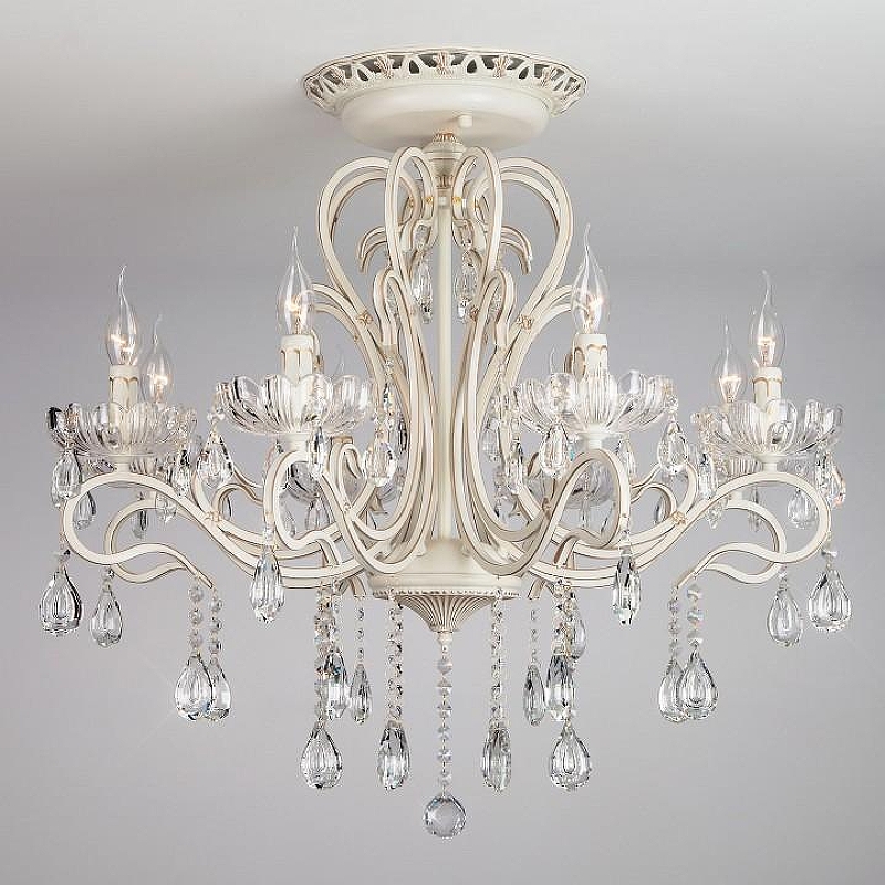 Люстра Eurosvet Etna 12205/8 белый Strotskis 