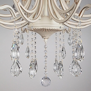 Люстра Eurosvet Etna 12205/8 белый Strotskis цвет плафона/подвески Прозрачный, цвет арматуры Белый-6