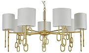 Люстра Indigo Amali 13026/7P Gold цвет плафона/подвески Слоновая кость, цвет арматуры Золото