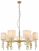 Люстра Indigo Amali 13026/7P Gold цвет плафона/подвески Слоновая кость, цвет арматуры Золото-1