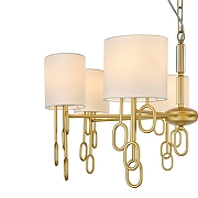 Люстра Indigo Amali 13026/7P Gold цвет плафона/подвески Слоновая кость, цвет арматуры Золото-2