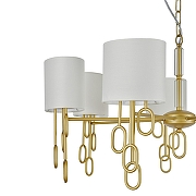 Люстра Indigo Amali 13026/7P Gold цвет плафона/подвески Слоновая кость, цвет арматуры Золото-3