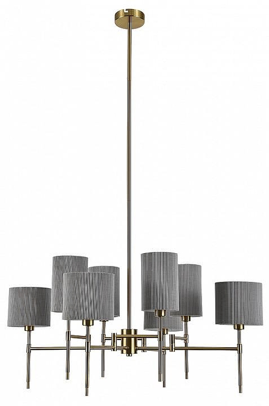 Люстра на штанге Indigo Plisse 13033/8R Brass 