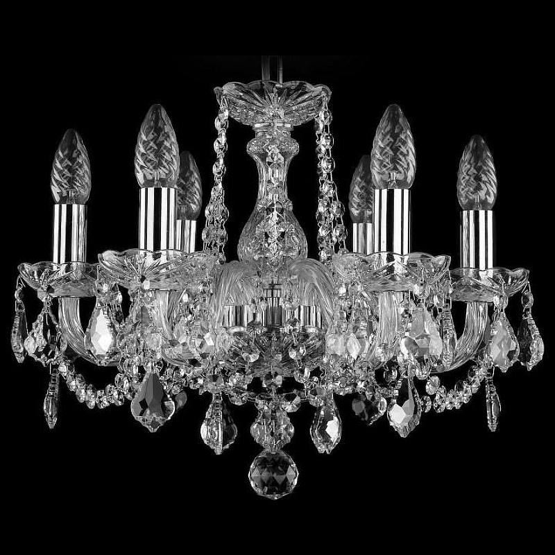 Люстра Bohemia Ivele Crystal 1402 1402/6/141/Ni/Leafs 