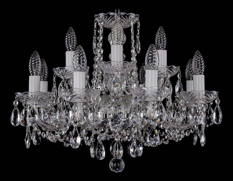 Люстра Bohemia Ivele Crystal 1402 1402/8_4/195/Ni 
