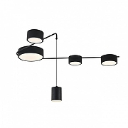Люстра Indigo Modulo 14028/5С Black цвет плафона/подвески Белый, Черный, цвет арматуры Черный-1
