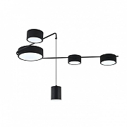 Люстра Indigo Modulo 14028/5С Black цвет плафона/подвески Белый, Черный, цвет арматуры Черный-2