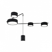 Люстра Indigo Modulo 14028/5С Black цвет плафона/подвески Белый, Черный, цвет арматуры Черный-3