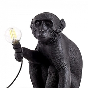 Зверь световой Seletti Monkey Lamp 14922 цвет арматуры Черный-2