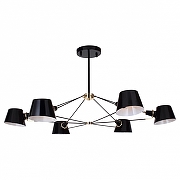 Люстра на штанге Favourite Eimer 1512-6P цвет черный