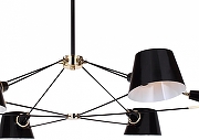 Люстра на штанге Favourite Eimer 1512-6P цвет черный-1