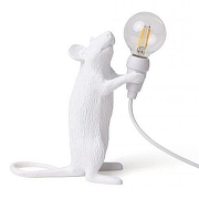 Зверь световой Seletti Mouse Lamp 15220 цвет арматуры Белый