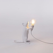 Зверь световой Seletti Mouse Lamp 15220 цвет арматуры Белый-2
