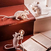 Зверь световой Seletti Mouse Lamp 15220 цвет арматуры Белый-4