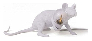 Зверь световой Seletti Mouse Lamp 15222 цвет арматуры Белый