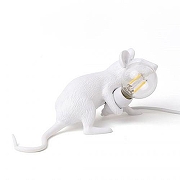 Зверь световой Seletti Mouse Lamp 15222 цвет арматуры Белый-4