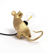 Зверь световой Seletti Mouse Lamp 15232 цвет арматуры Золото-3