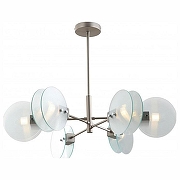 Люстра на штанге iLamp Panorama 15598-6 SN+CL 