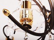 Люстра Doge Luce 159 159LO6FP-904 цвет плафона/подвески Прозрачный, цвет арматуры Бронза-3