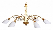 Люстра Doge Luce 169 169L06FO цвет плафона/подвески Белый, цвет арматуры Золото