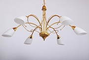 Люстра Doge Luce 169 169L06FO цвет плафона/подвески Белый, цвет арматуры Золото-3