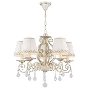 Люстра Favourite Musa 1734-5P цвет слоновая кость с золотым рисунком-2