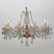 Люстра Favourite Monreal 1735-10P цвет золото, неокрашенный