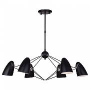 Люстра на штанге Favourite Humpen 1757-6P цвет хром, черный