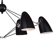 Люстра на штанге Favourite Humpen 1757-6P цвет плафона/подвески Черный, цвет арматуры Хром, Черный-2